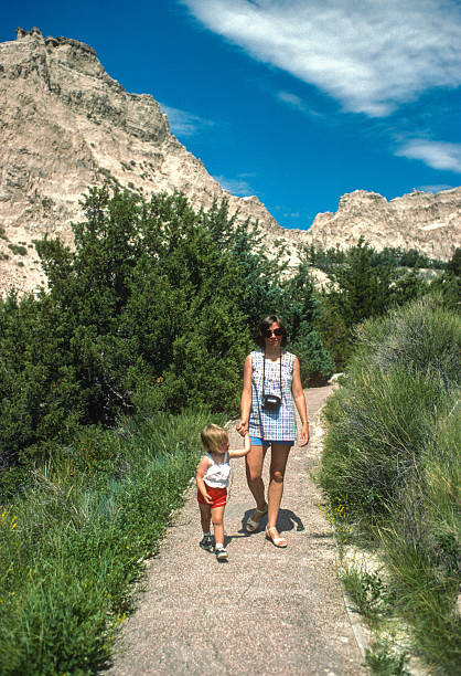 istock Badlands NP - Trail Among the Badlands - 1981 2225096770