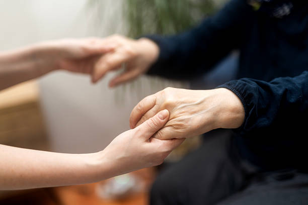 istock Parkinson disease patient, Alzheimer elderly senior 2225102275