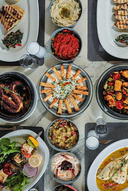 istock A Raki Table Filled with Seafood, A Delicious Dinner 2225103016