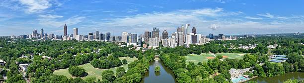 istock Atlanta Skyline and Park Aerial Panorama 2225109219