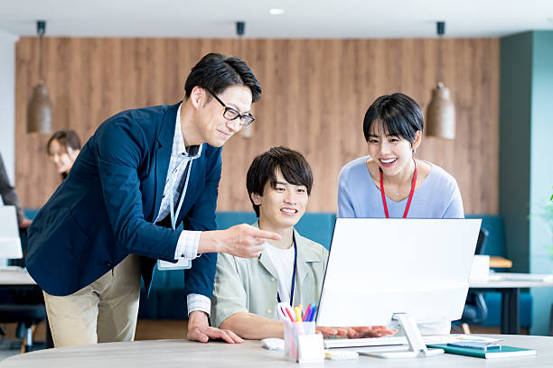 business person working in office