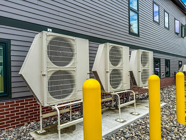 istock External infrastructure of the microclimate support system at a large industrial site. Air pipelines inlet and exhaust. Fans and air conditioning. Systems of control of pressure, humidity, temperature 2225132348