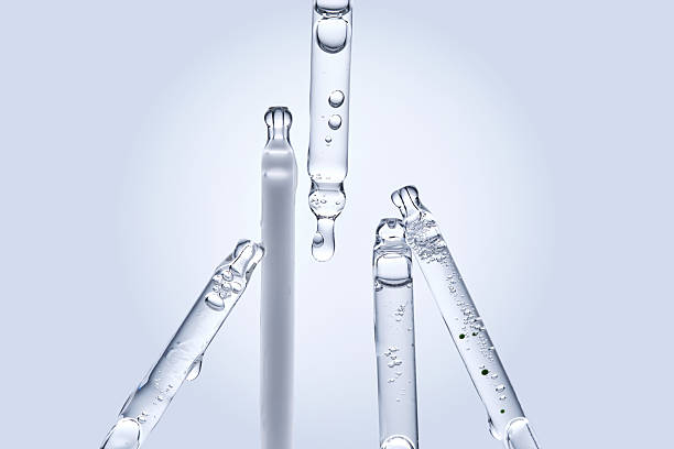 istock Five different droppers with facial serum. 2225137256