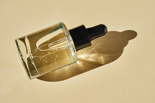 istock Oily serum with peptides on a beige background. 2225137809