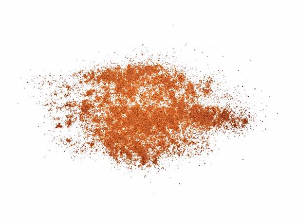 istock Pile of chili powder on white background 2225146152