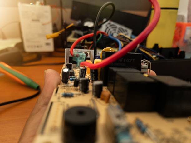 istock Electrionic circuit board of Uninterruptible power supply assembly. 2225148338