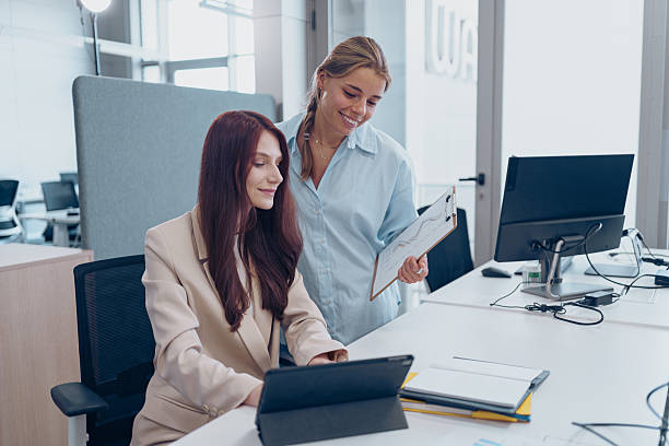 istock Dynamic Collaboration in Todays Modern Office Environment That Encourages Productivity and Growth 2225149904