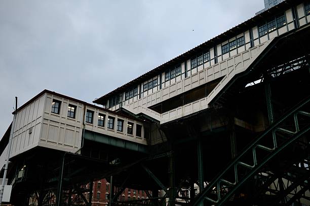 istock Harlem Elevated Subway Station With Green Trestle (New York, New York, USA) 2225153683