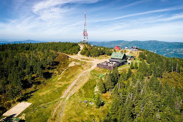 Holidays in Poland - the Skrzyczne mountain range is located in the Silesian Voivodeship, close to the town of Szczyrk. It is the highest mountain of the Silesian Beskids