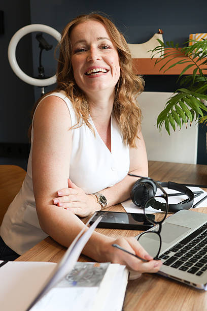 istock Woman Working at  Office Desk 2225158444