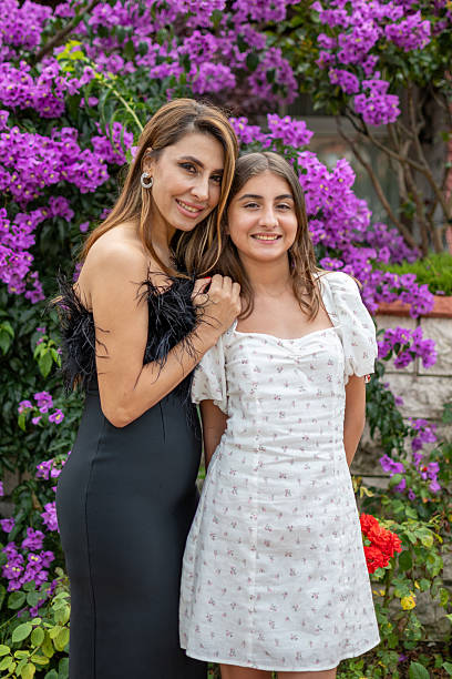 Portrait of a mom and daughter