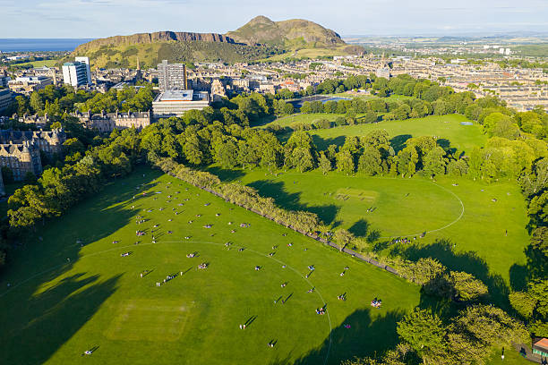 istock The Meadows Park and Edinburgh Cityscape 2225165366
