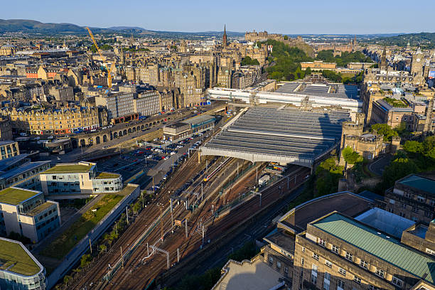 istock Aerial image of Edinburgh Cityscape 2225167051