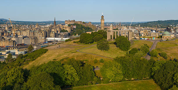 istock Calton Hill Aerial Panorama. 2225167126