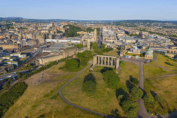 istock Calton Hill Aerial Image. 2225167140