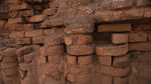 istock Ancient brick structure in Uruk, Iraq, displays historical features and erosion 2225174991