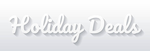 istock Holiday Deals - Flat Design with paper cut effect on blank background 2225175388