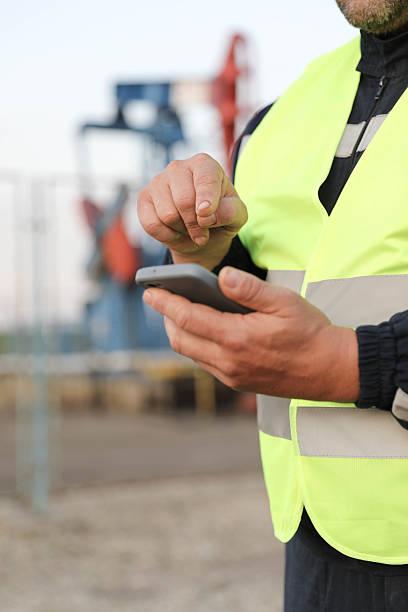 istock Energy Sector Worker At Oil Pump Installation 2225178712