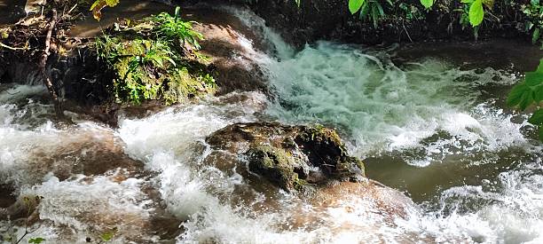 istock Rough flowing white water in a river, South Wales, UK. 2225181969