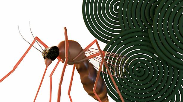 istock A 3d rendering of mosquito and green mosquito coils. 2225184332