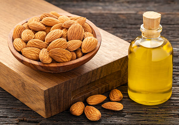 istock Dried almond nut oil - Prunus dulcis 2225185364