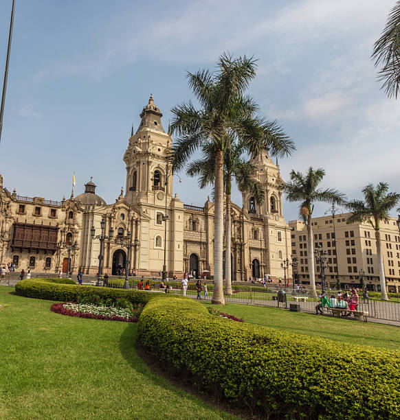 Entrance to the Government Palace in Lima