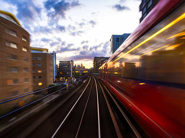 istock Blurred motion of DLR (Docklands Light Railway) train in London, UK 2225190463