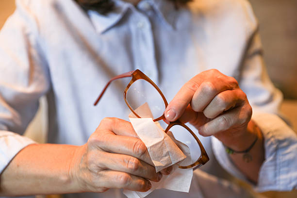 istock Daily Routine – Cleaning Prescription Glasses 2225201269