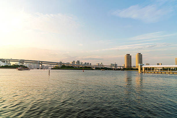 Tokyo Bay in in Tokyo, Japan