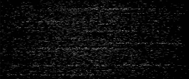 istock Glitchy CCTV monitor display with digital noise 2225203763