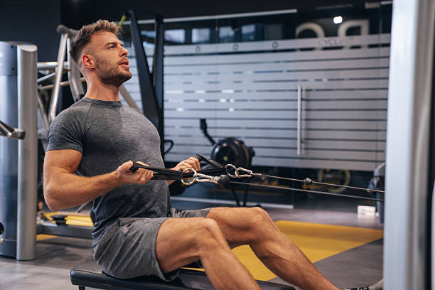 istock Young athlete working out at a gym 2225203936