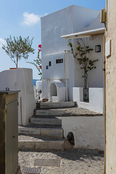 Santorini island landscape in Greece