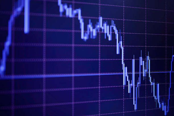 Dynamic financial visualization displaying multiple indicators on a graph, showcasing trends and market analysis. Data points are vividly represented with multicolored lines, illustrating variations and changes. Perfect for concepts related to stock market analysis, trading, and finance technology.