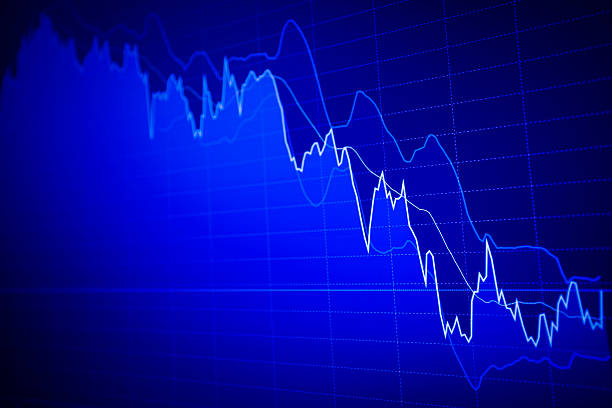 Dynamic financial visualization displaying multiple indicators on a graph, showcasing trends and market analysis. Data points are vividly represented with multicolored lines, illustrating variations and changes. Perfect for concepts related to stock market analysis, trading, and finance technology.