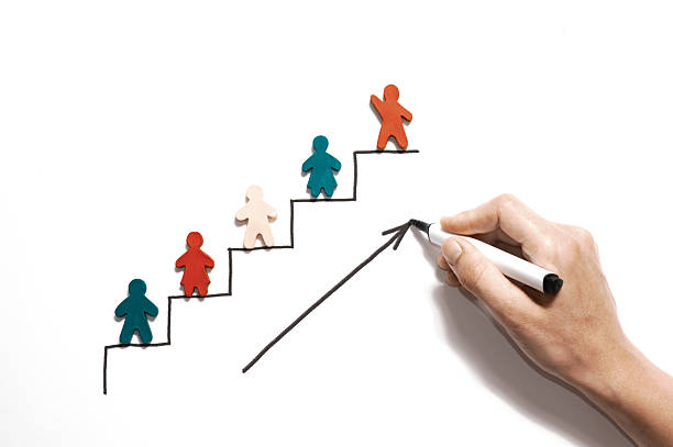istock A metaphor for career advancement. 2225214517