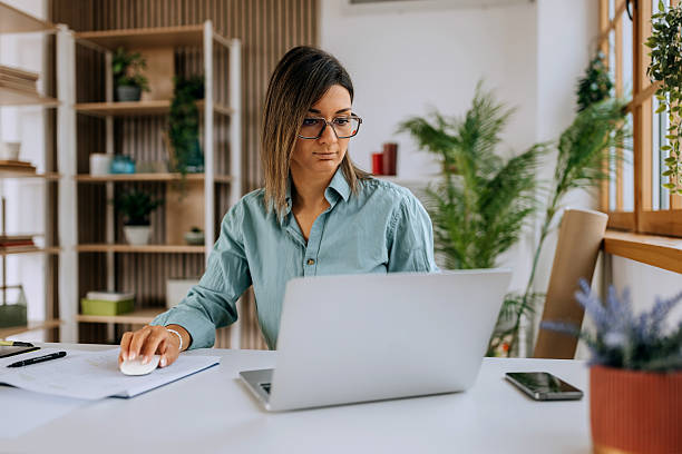 istock Woman working at home office 2225214919