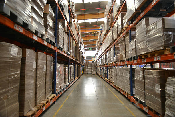 istock Interior of a modern warehouse 2225223277