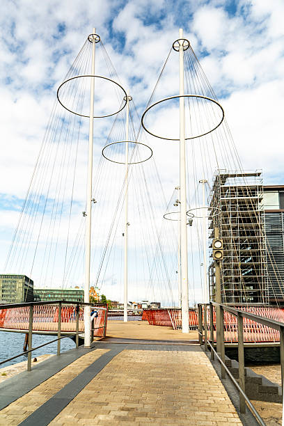 istock Copenhagen's unique circle bridge spanning christianshavn canal. 2225225626