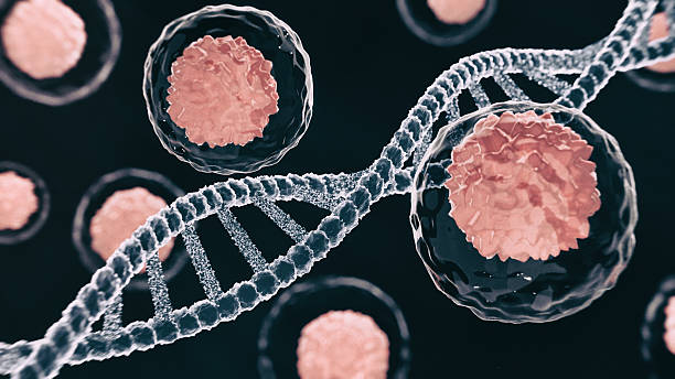 istock Stem cells interacting with a DNA helix, showcasing advanced genetic research and biotechnology 2225232174