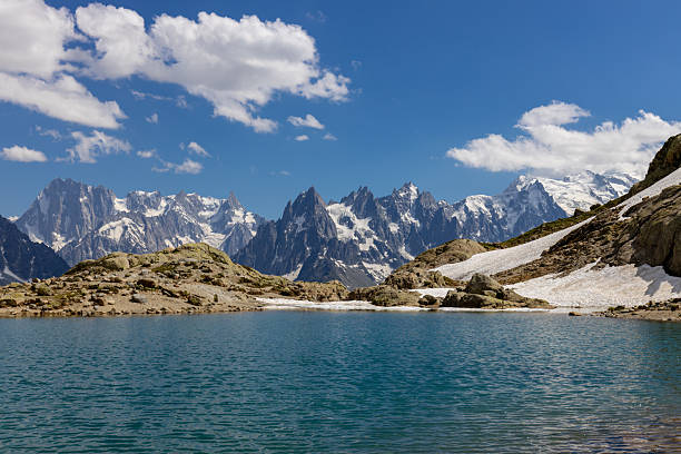 istock Lac Blanc mountain lake in Chamonix Alps 2225232305