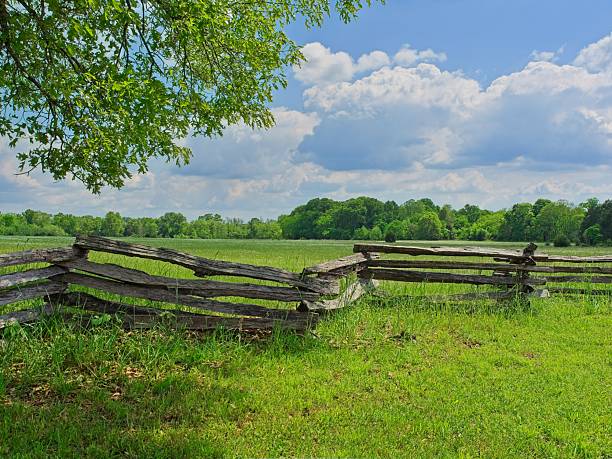 istock Idyllic sky and field within the Pea Ridge historical site 2225246793