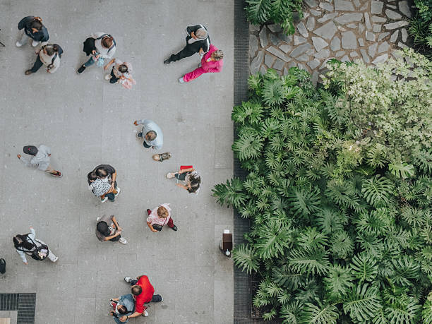 istock View above people in a public square 2225259972