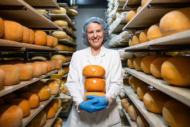 istock Production of high quality cheese. 2225263005