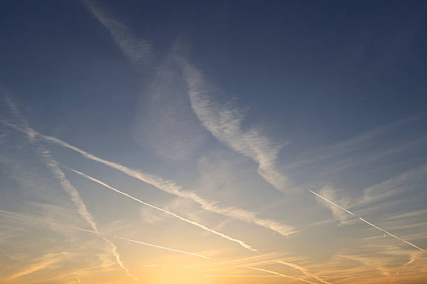 istock Serene twilight sky featuring soft clouds and vibrant colors 2225268738