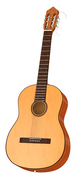 istock Classical Acoustic Guitar isolated on white 2225289219