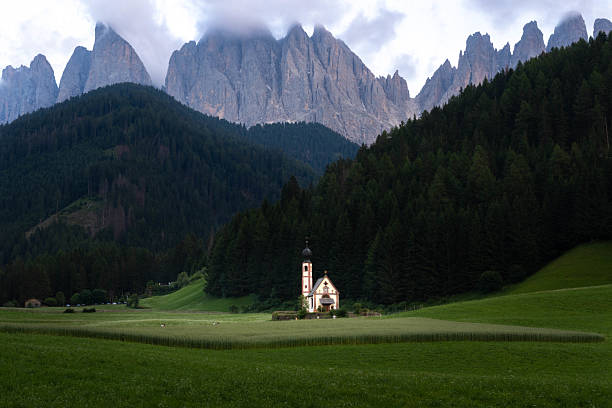 istock Church of St. Johann Dolomites 2225289375