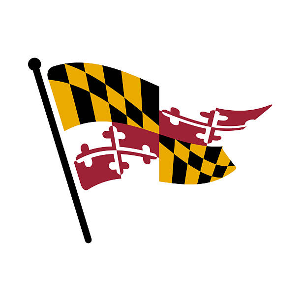 istock Flag of Maryland. Maryland flag. 2225294790