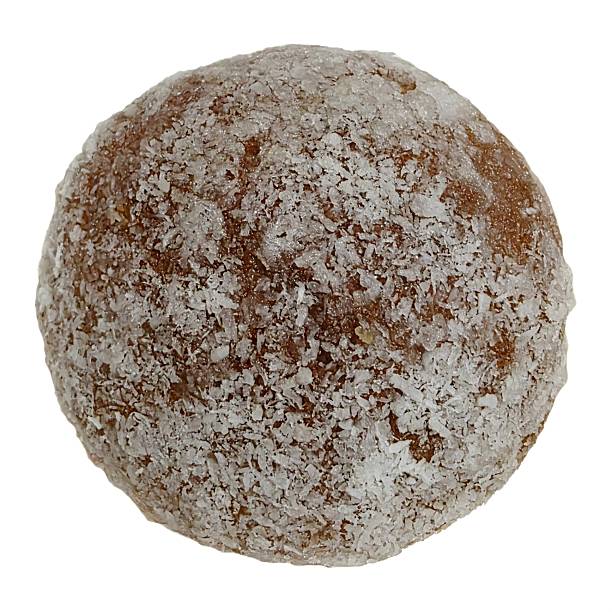 Delicious coconut cream bun with coconut on top