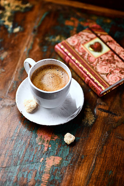 istock Cup of coffee on wooden background. Soft focus. Copy space. 2225305360