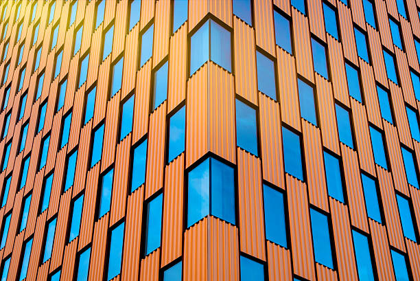 istock Windows in the modern office building. Business concept 2225307062